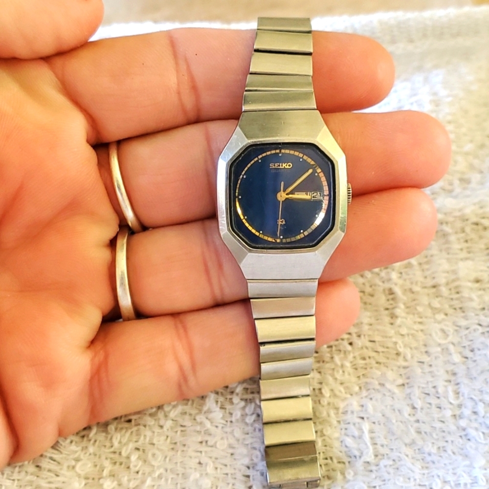 Vintage  Seiko Stainless Steel waterproof  Watch.